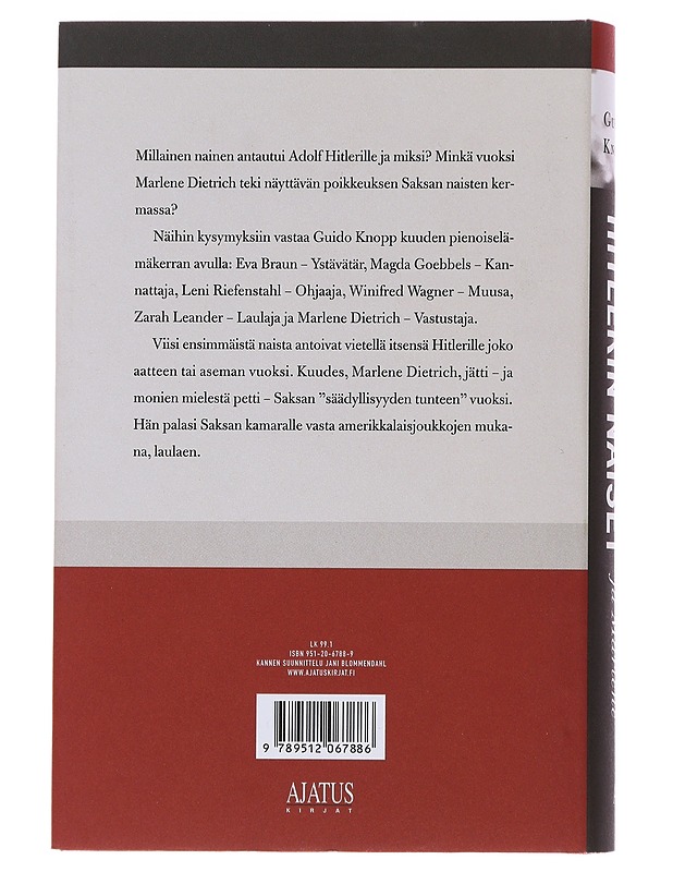Hitlerin naiset ja Marlene - Knopp, Guido - Elämäkerrat ja muistelmat - 10105482787 - 1