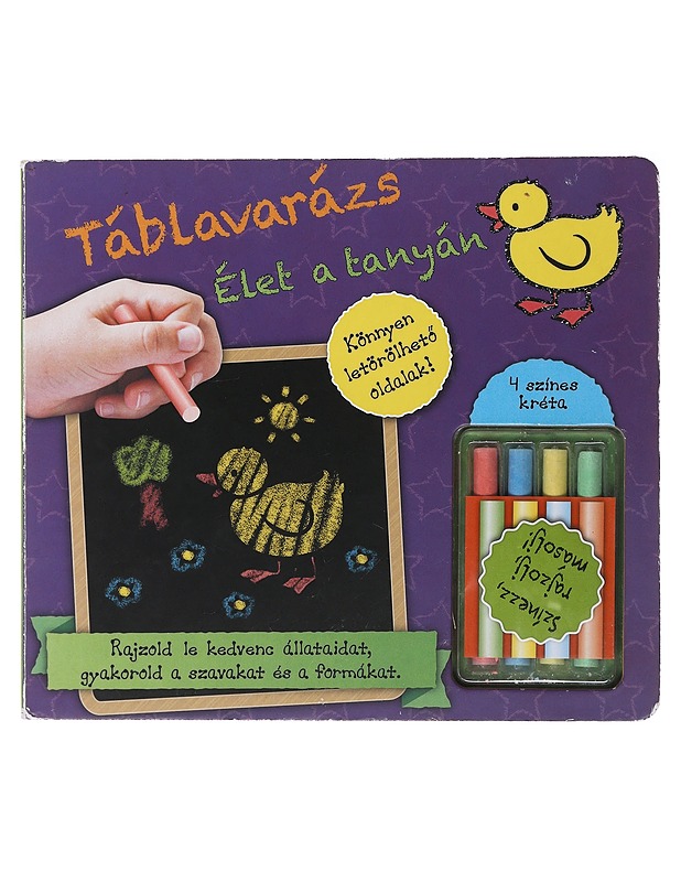 Táblavarázs - Élet a tanyán" -liitutaulukirja - Lastenkirjat - 10105482813 - 0