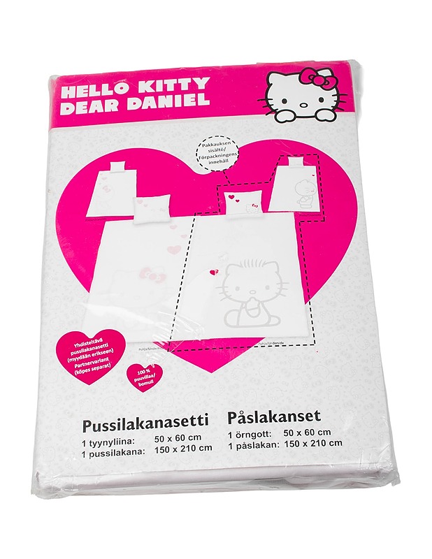 SANRIO Hello Kitty Dear Daniel pussilakanasetti, 150x210 cm - Liinavaatteet - 10105482829 - 0
