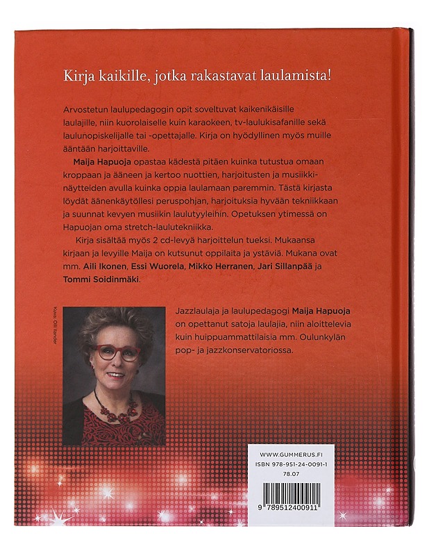 Koko kroppa laulaa : opi uusi huippuartistien tekniikka - Hapuoja, Maija - Musiikki- ja elokuvakirjat - 10105482842 - 1