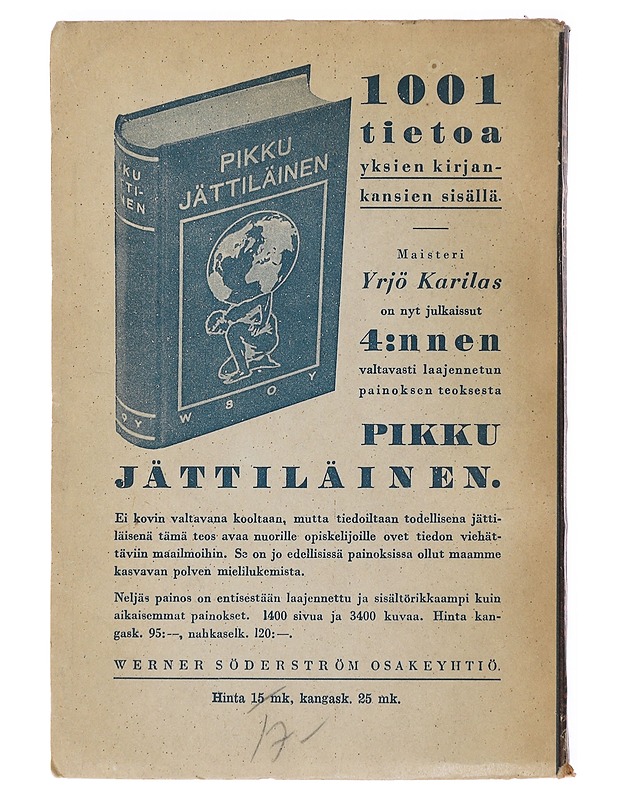 Juho Vesainen - Santeri Ivalo - Romaanit ja novellit - 10105482864 - 1