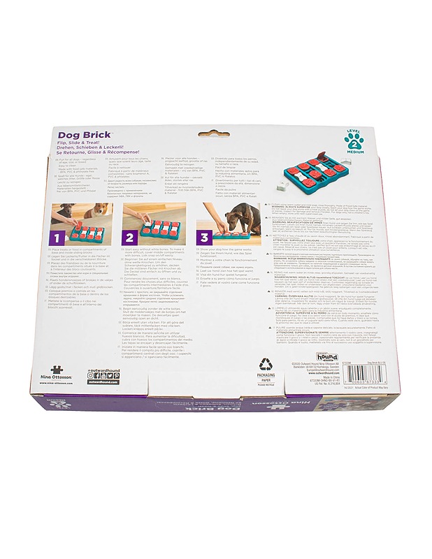 NINA OTTOSSON Dog Brick koiran aktivointipeli - Lemmikkitarvikkeet - 10105482942 - 1