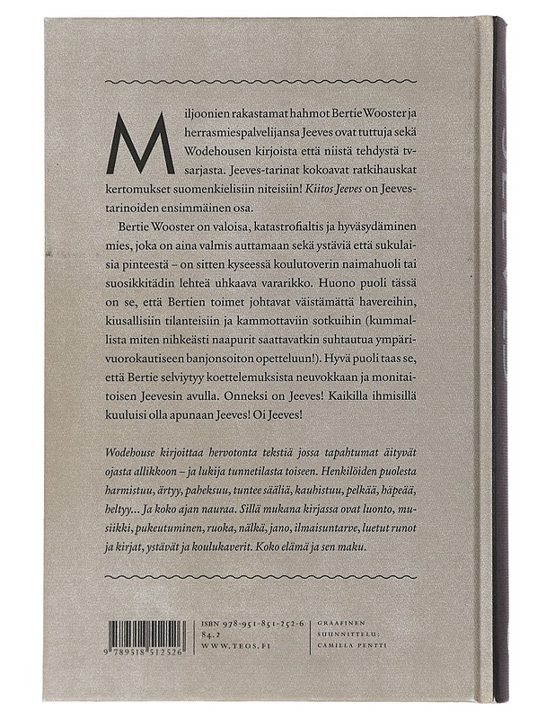 Kiitos, Jeeves - Wodehouse, P. G. - Romaanit ja novellit - 10105482941 - 1