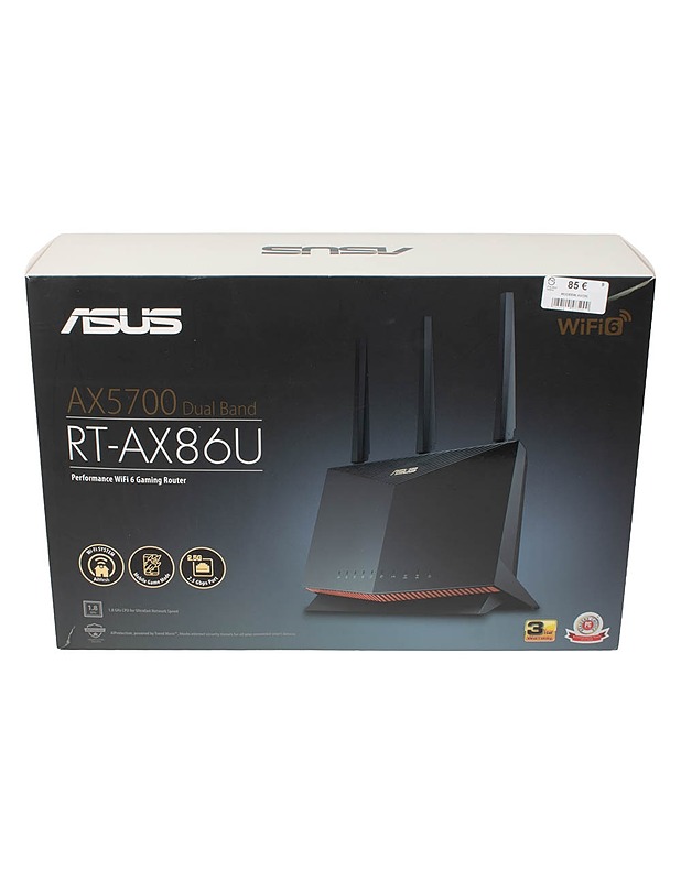 ASUS RT-AX86U WiFi 6 AX5700 reititin - Tietokoneet - 10105482986 - 0