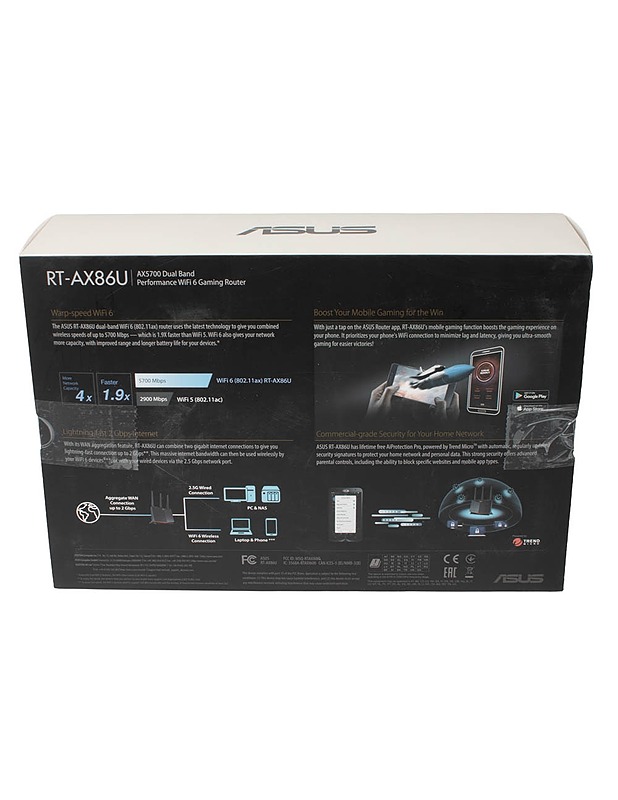 ASUS RT-AX86U WiFi 6 AX5700 reititin - Tietokoneet - 10105482986 - 1