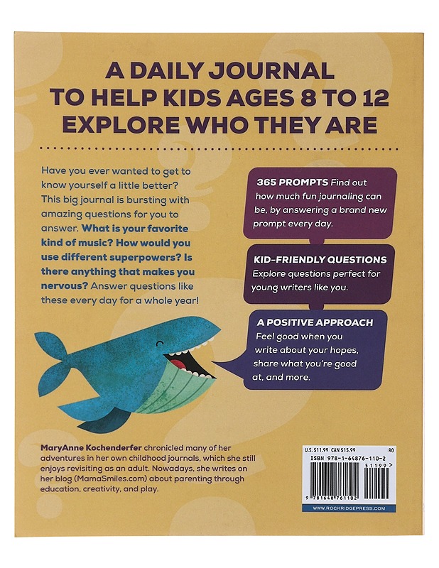 Question a Day Journal for kids - MaryAnne Kochenderfer - Lastenkirjat - 10105482988 - 1