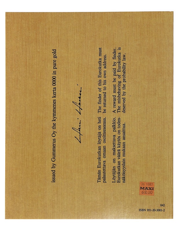 Eurokutka : Kultainen kutka 1?79-88 - Ahti, Seppo - Tietokirjat ja oppaat - 10105483005 - 1