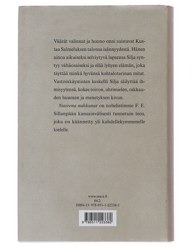 Nuorena nukkunut - F. E. Sillanpää - Romaanit ja novellit - 10105483121 - 1