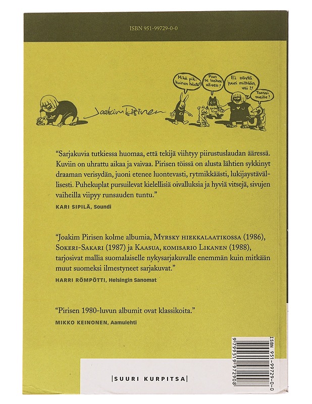 Pirinen ja myrsky hiekkalaatikossa - Joakim Pirinen - Sarjakuvat - 10105483140 - 1