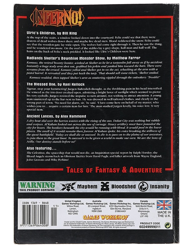 Inferno! Nro: 11 - Andy Jones - Lehdet - 10105483166 - 1