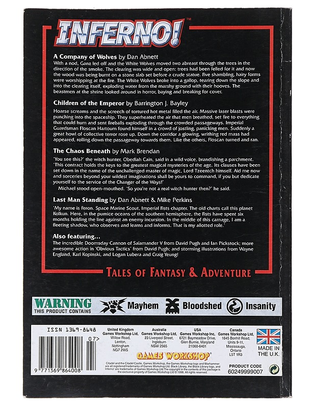 Inferno! Nro: 7 - Andy Jones - Lehdet - 10105483172 - 1