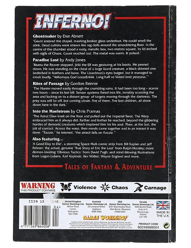 Inferno! Nro: 4 - Andy Jones - Lehdet - 10105483188 - 1