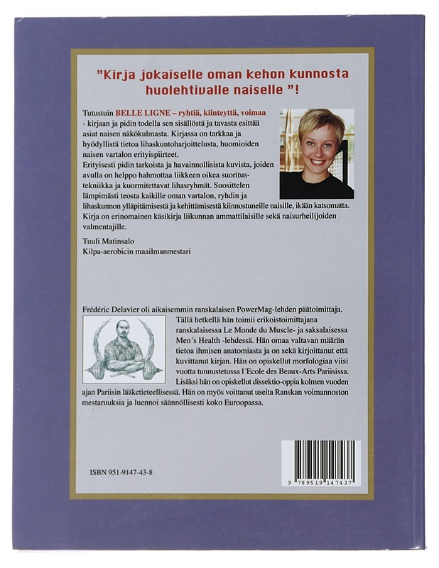 Belle ligne : ryhtiä, kiinteyttä, voimaa - Delavier, Frédéric  - Tietokirjat ja oppaat - 10105483200 - 1