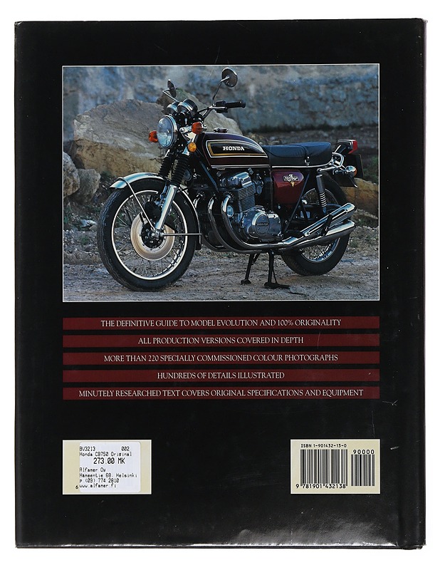 Original Honda CB750 - Wyatt, John - Tietokirjat ja oppaat - 10105483206 - 1