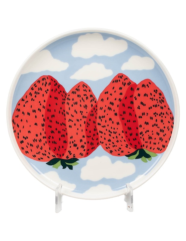 MARIMEKKO Oiva Mansikkavuoret lautanen - Lautaset ja kulhot - 10105483218 - 0