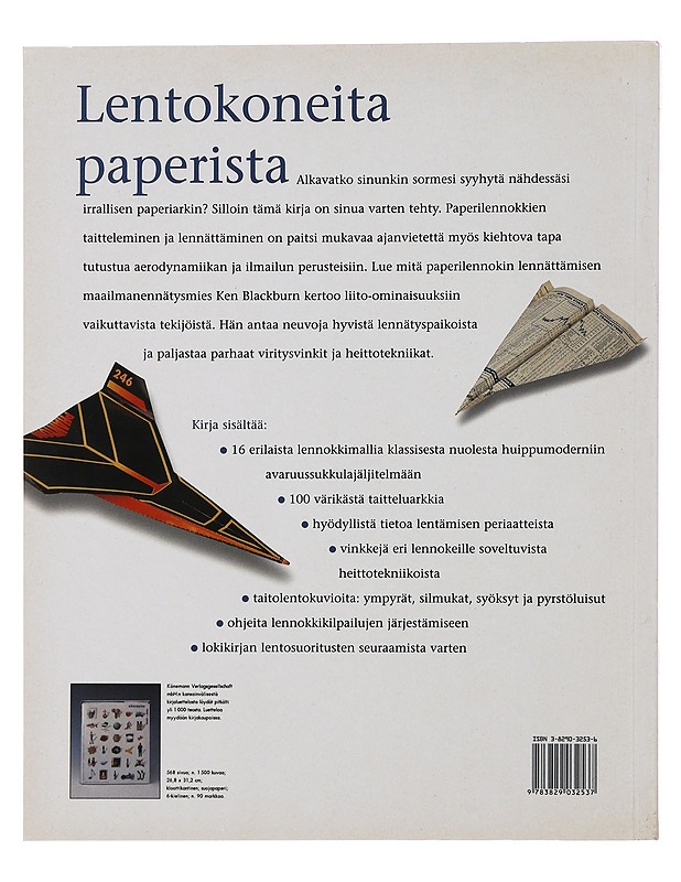 Maailman parhaat paperilennokit - Blackburn, Ken - Tietokirjat ja oppaat - 10105483239 - 1