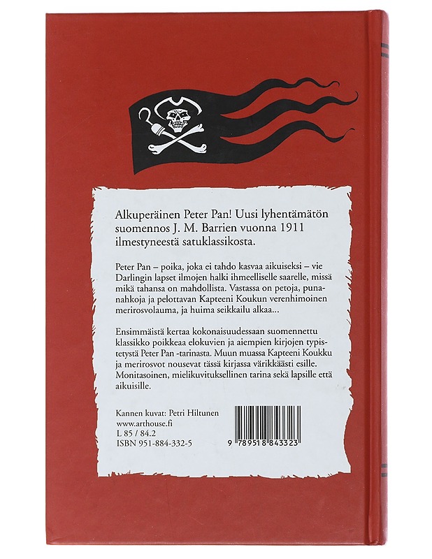 Peter Pan - Barrie, J. M - Lastenkirjat - 10105483322 - 1