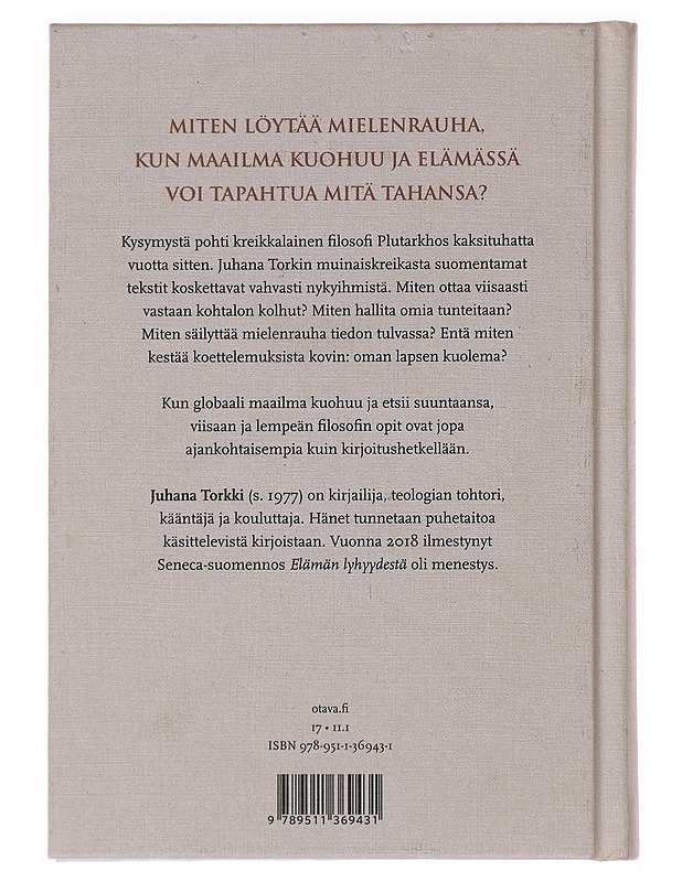 Mielen tyyneydestä - Plutarkhos - Elämäkerrat ja muistelmat - 10105483331 - 1