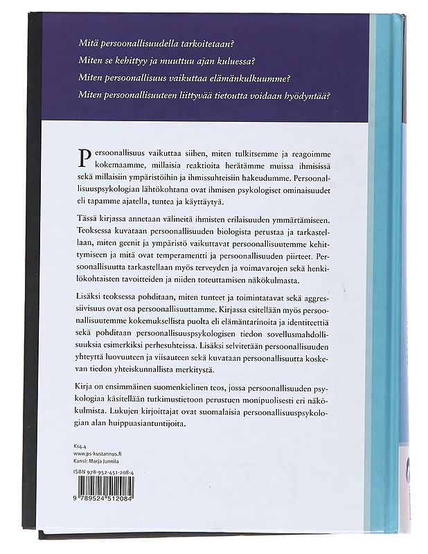 Meitä on moneksi : persoonallisuuden psykologiset perusteet - Vierikko, Elina - Tietokirjat ja oppaat - 10105483355 - 1