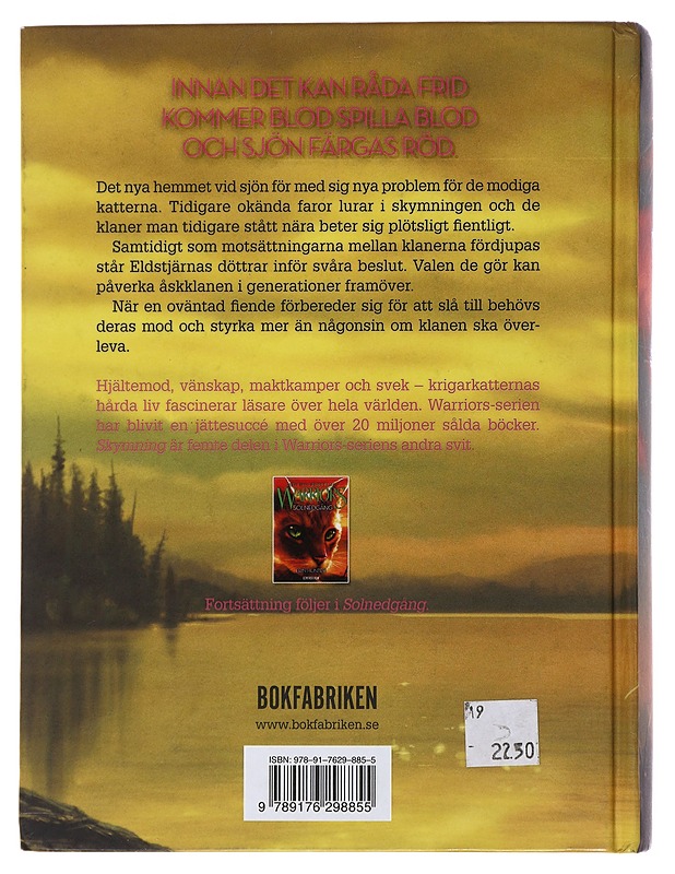 Warriors 5 : Skymning - Hunter, Erin - Romaanit ja novellit - 10105483378 - 1