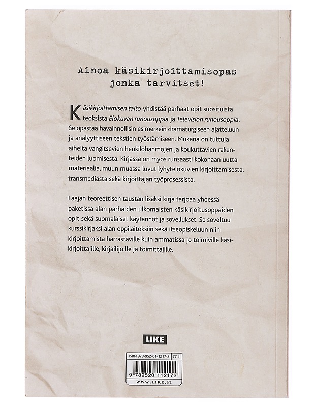 Käsikirjoittamisen taito - Vacklin, Anders - Tietokirjat ja oppaat - 10105483384 - 1