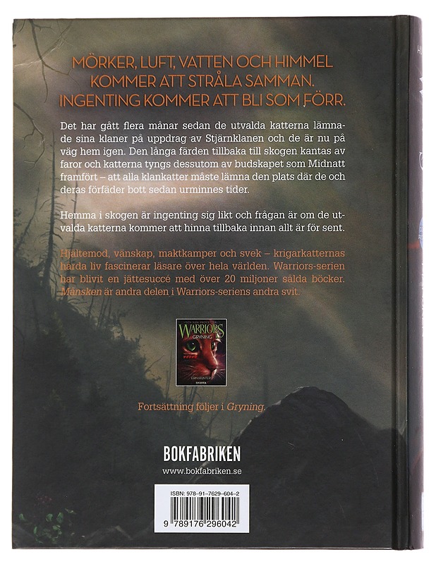 Warriors 2 : Månsken - Hunter, Erin - Romaanit ja novellit - 10105483390 - 1