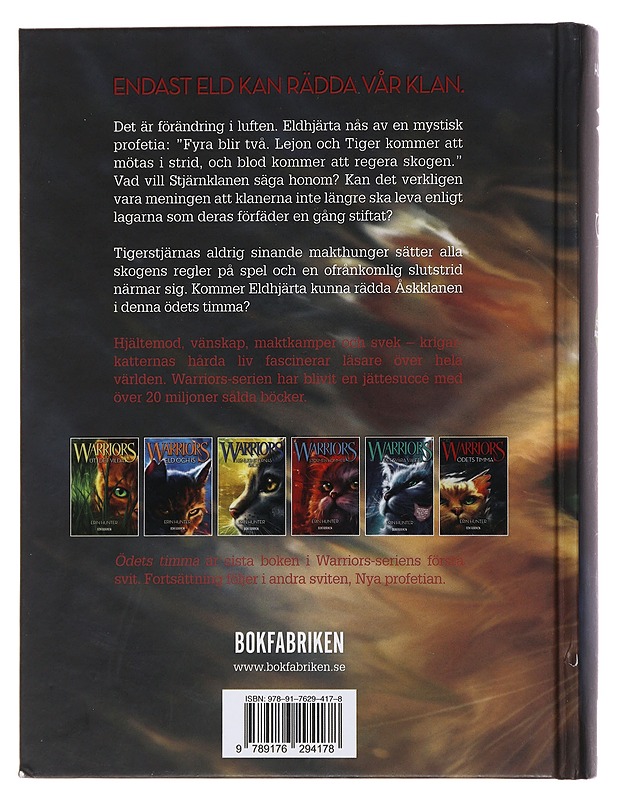 Ödets timma - Hunter, Erin - Fantasia- ja scifi - 10105483403 - 1