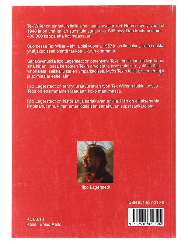 Minä Tex Willer - Ilpo Lagerstedt - Tietokirjat ja oppaat - 10105483401 - 1