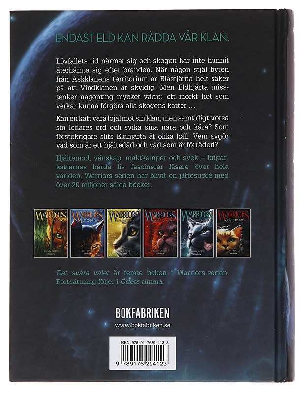 Warriors 5 : Det svåra valet - Hunter, Erin - Fantasia- ja scifi - 10105483407 - 1