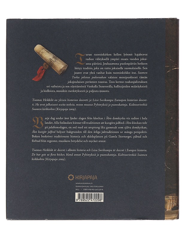 Suomen Turku julistaa joulurauhan = Åbo kungör julfred - Heikkilä, Tuomas - Joulukirjat - 10105483465 - 1