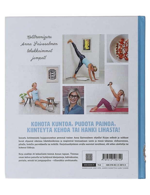 Treenaa kotona 10, 20 tai 30 minuuttia - Saivosalmi, Anna - Tietokirjat ja oppaat - 10105483477 - 1