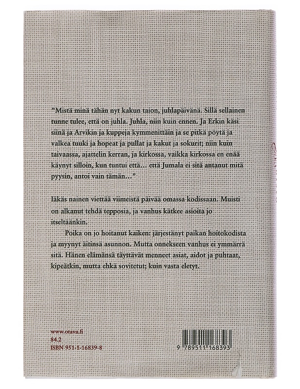 Muisto : kertomus - Hannu Mäkelä - Romaanit ja novellit - 10105483545 - 1