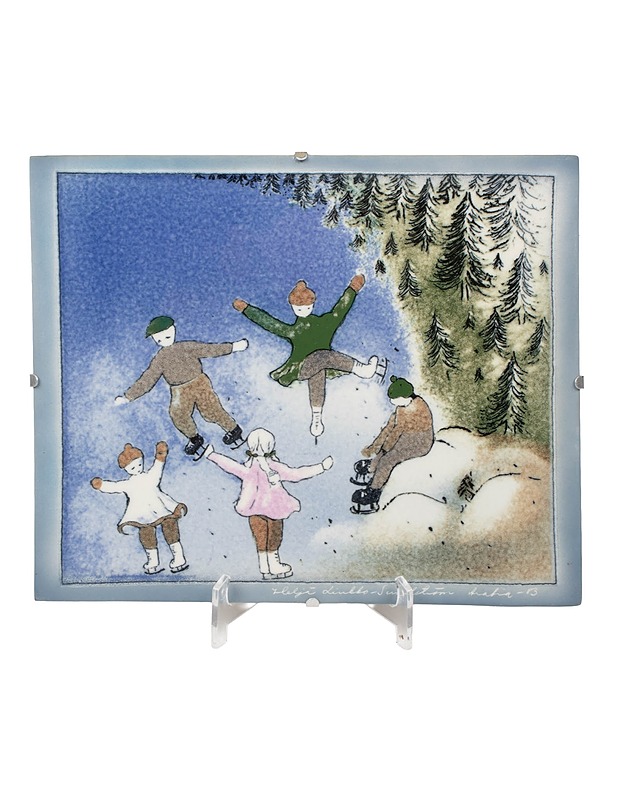 ARABIA taitoluistelun MM-kisat 1983 seinälaatta - Designsuosikit - 10105483550 - 0