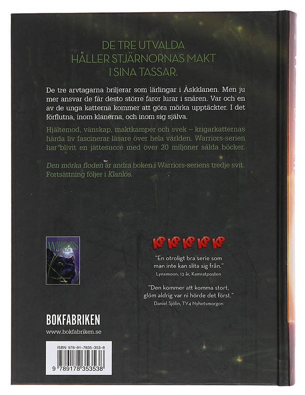 Warriors 2 : Den mörka floden - Hunter, Erin - Romaanit ja novellit - 10105483553 - 1
