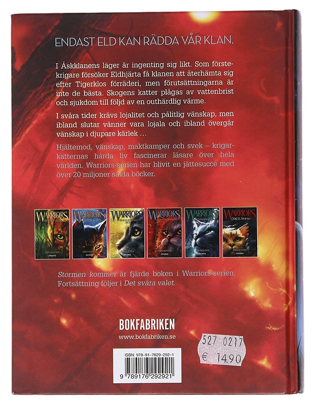 Stormen kommer - Hunter, Erin - Romaanit ja novellit - 10105483556 - 1