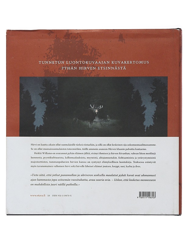 Hirven klaani - Heikki Willamo - Lemmikki- ja luontokirjat - 10105483570 - 1