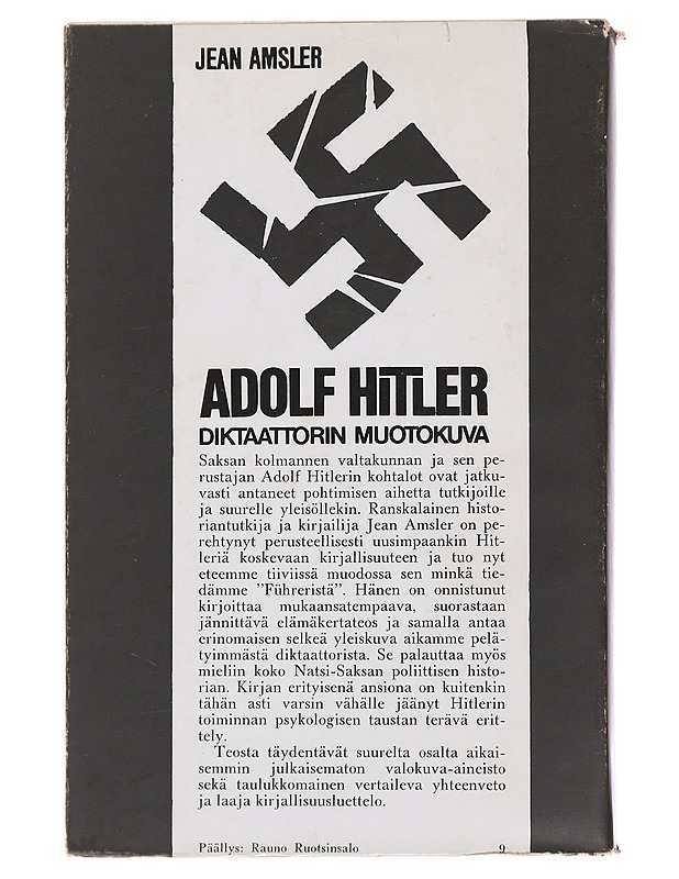 Adolf Hitler - Jean Amsler - Elämäkerrat ja muistelmat - 10105483606 - 1