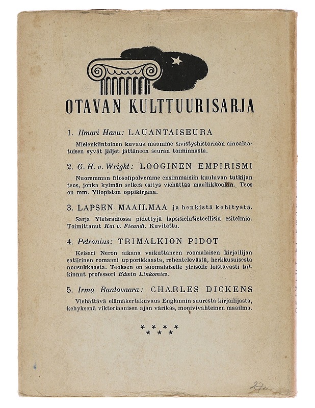 Lauma ja yhteisö - Kai V. Fieandt - Historiakirjat - 10105483638 - 1