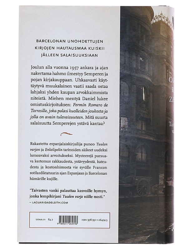 Taivasten vanki - Ruiz Zafón, Carlos - Romaanit ja novellit - 10105483674 - 1