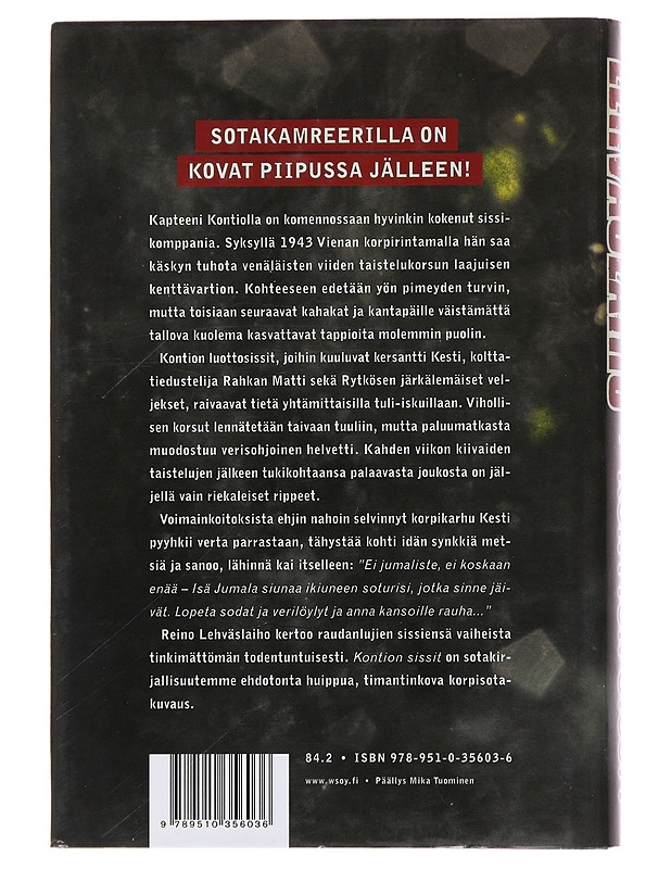 Kontion sissit - Reino Lehväslaiho - Romaanit ja novellit - 10105483676 - 1