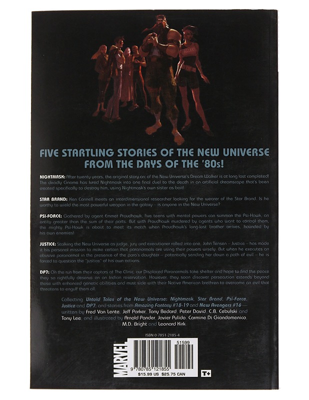 Untold Tales of the New Universe - Lente, Fred Van; Parker, Jeff; Bedard, Tony; David, Peter; Cebulski, C. B. - Sarjakuvat - 10105483708 - 1