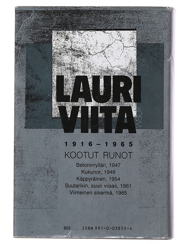 Kootut runot - Lauri Viita - Runot ja näytelmät - 10105483714 - 1