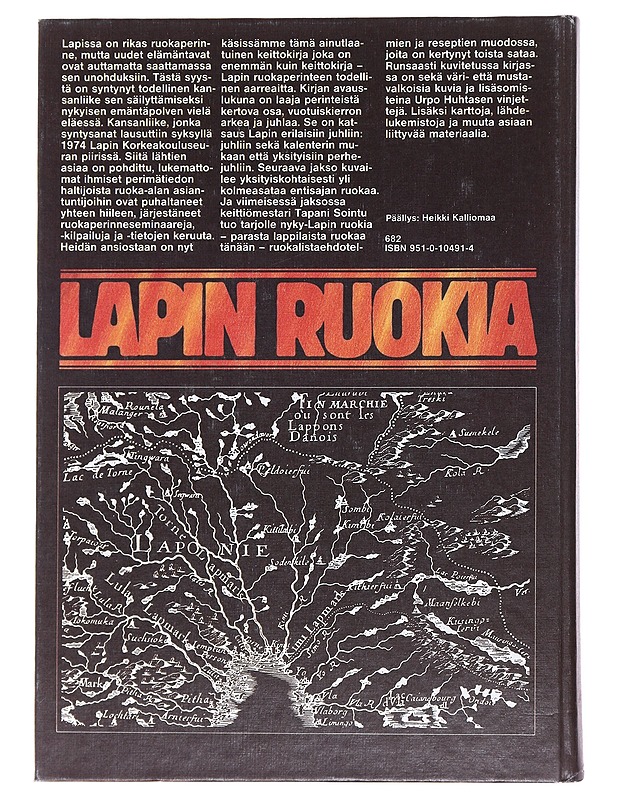 Lapin ruokia : poroa, lohta, hillaa - Levanto, Jouko - Historiakirjat - 10105483716 - 1