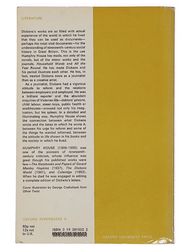 The Dickens World - Humphry House - Romaanit ja novellit - 10105483723 - 1