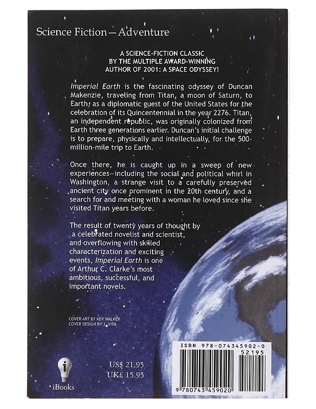 Imperial Earth - Arthur C. Clarke - Fantasia- ja scifi - 10105483744 - 1