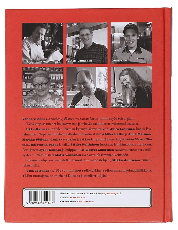 Hurmurin keittokirja : miehet kokkaavat lemmenruokaa - Toivanen, Vesa - Ruokakirjat - 10105483834 - 1