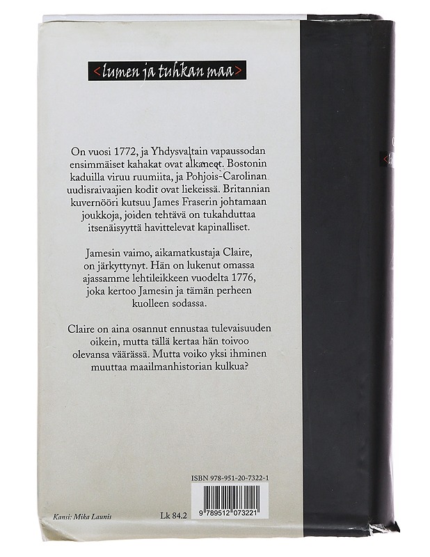 Lumen ja tuhkan maa - Gabaldon, Diana - Fantasia- ja scifi - 10105483869 - 1
