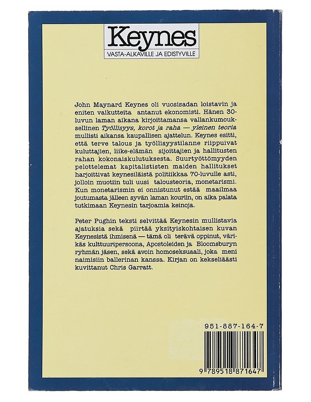 Keynes vasta-alkaville ja edistyville - Pugh, Peter - Tietokirjat ja oppaat - 10105483950 - 1
