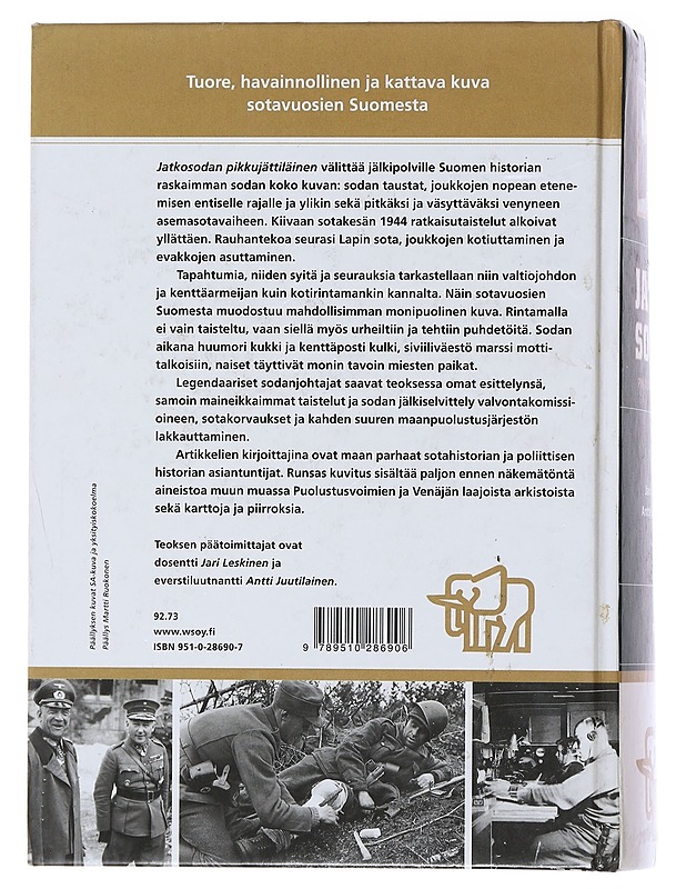 Jatkosodan pikkujättiläinen - Leskinen, Jari - Historiakirjat - 10105483952 - 1