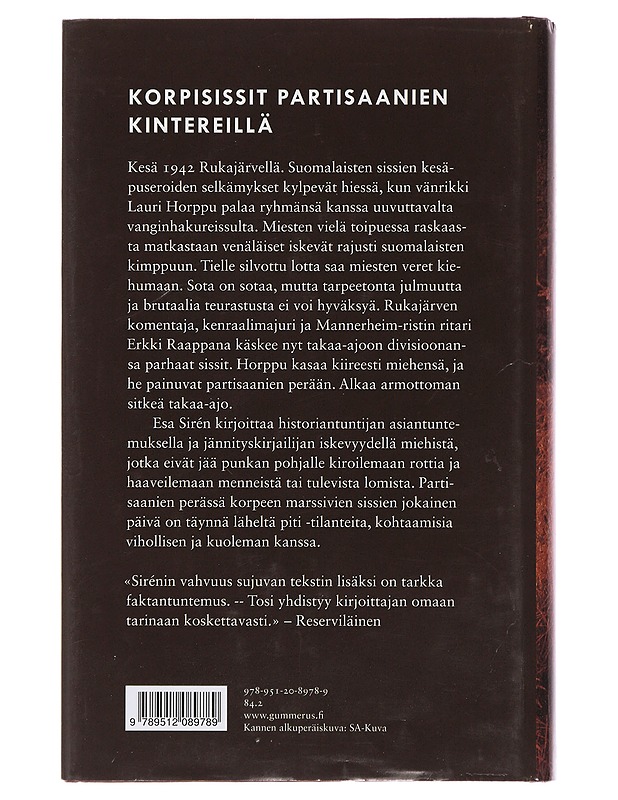 Rukajärven korpisissit - Esa Sirén - Romaanit ja novellit - 10105483986 - 1